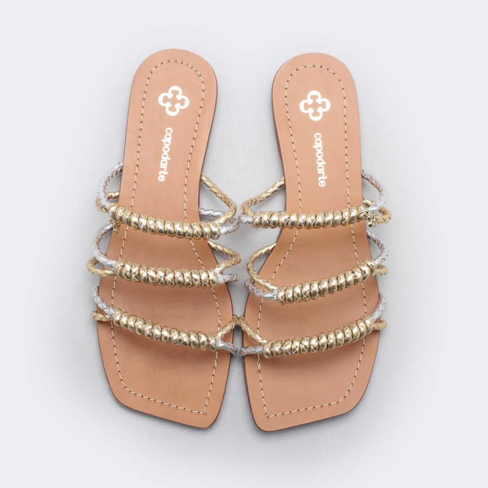 Capodarte flat sandals for the summer! Made in Brazil